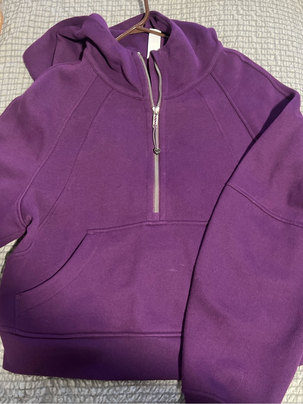 lululemon athletica Purple Half-Zip Hoodie